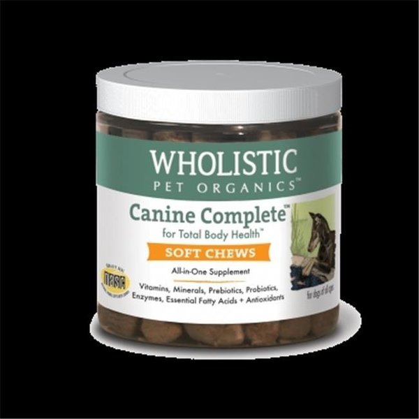 Wholistic Pet Organics Wholistic Pet Organics STWP89120 2 g Canine Complete Soft Chews - 120 Count STWP89120